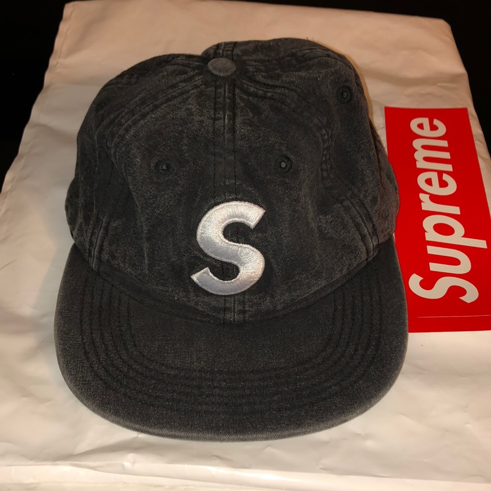 Supreme Washed 6 Panel Hat